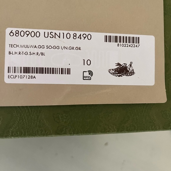 NIB Gucci Run G Logo GG Technical Knit Run  Red /Bback Sz 10G / US 10.5 $920 - Picture 14 of 14